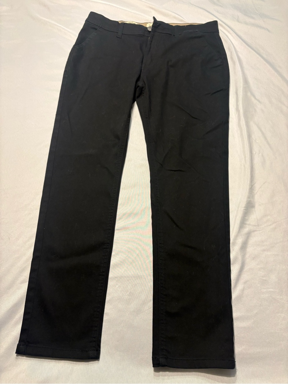 Men's Slim Straight Black Jeans